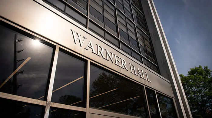 Warner Hall. 